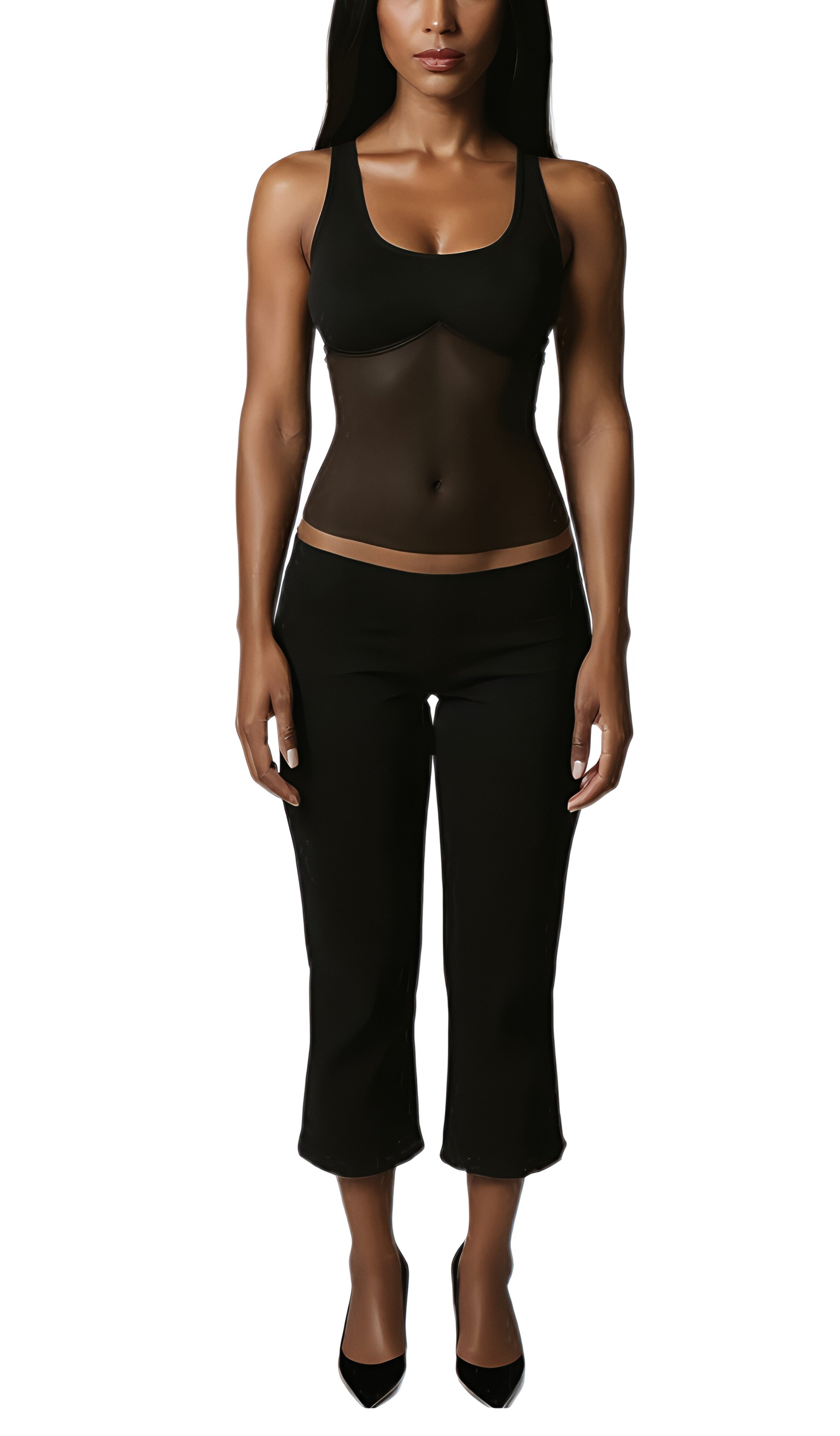 Moniqué Sheer Belly Top