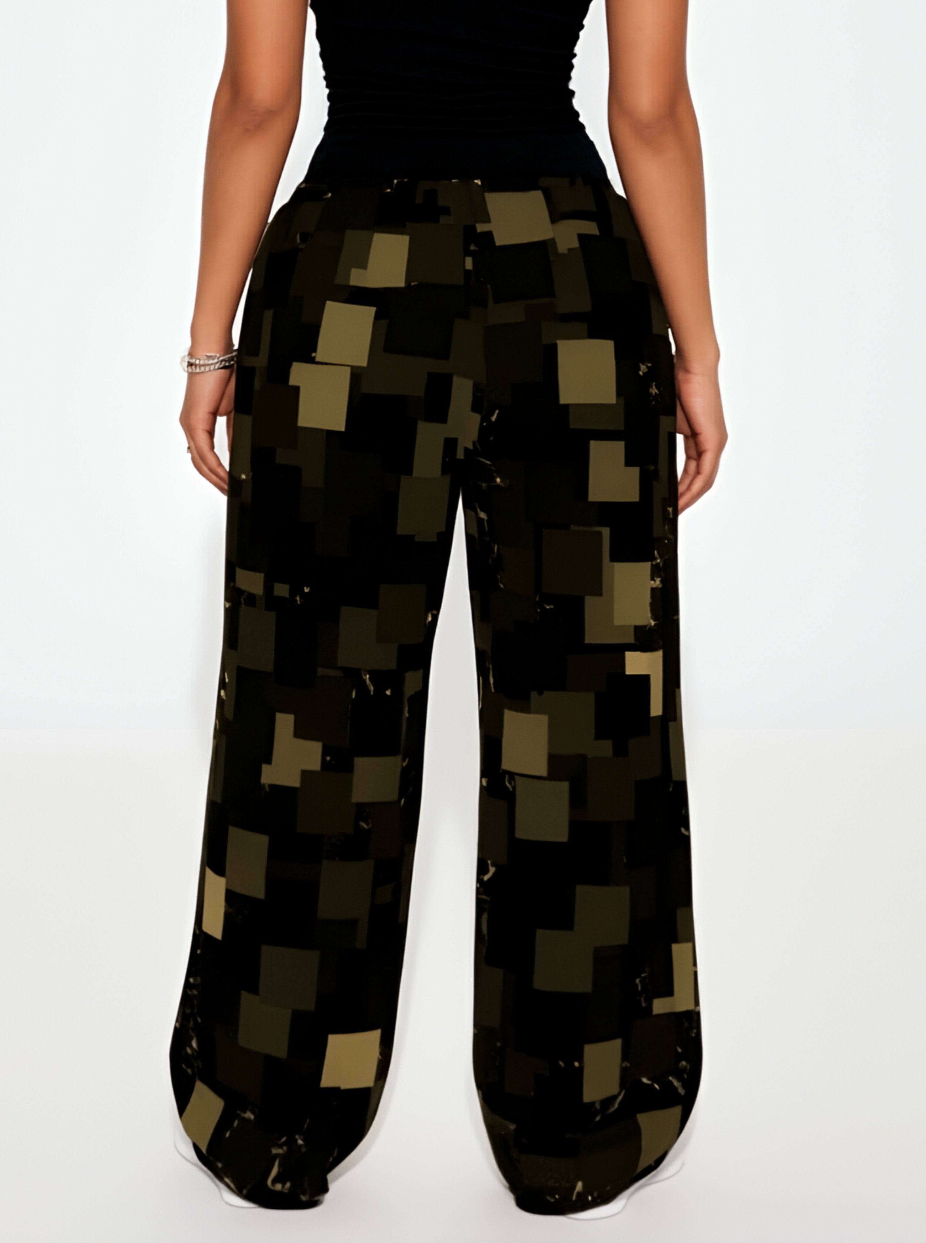 Zlamba Print Cargo Pant (Nile Green)