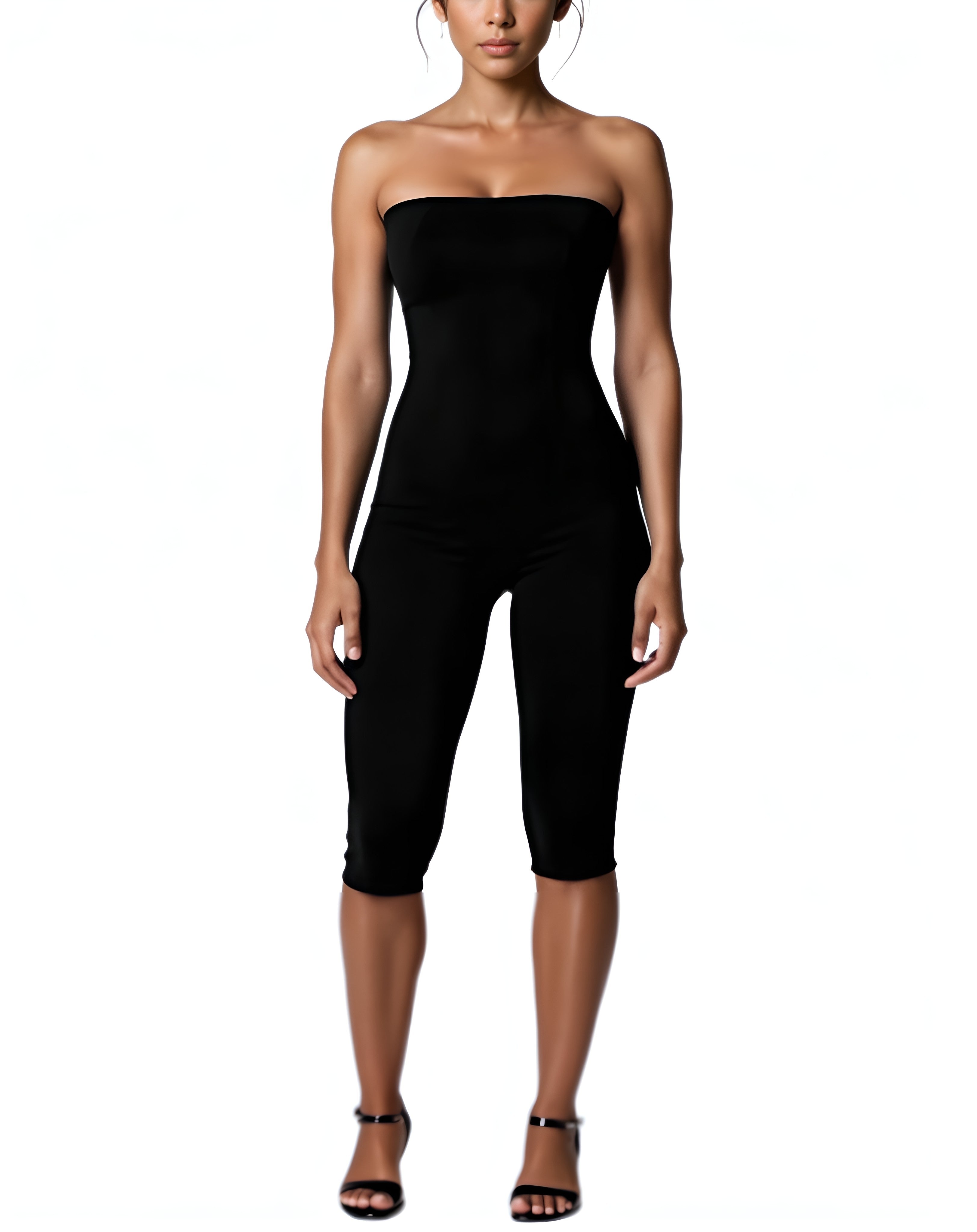 Liani Tube Capri jumpsuit| Plain