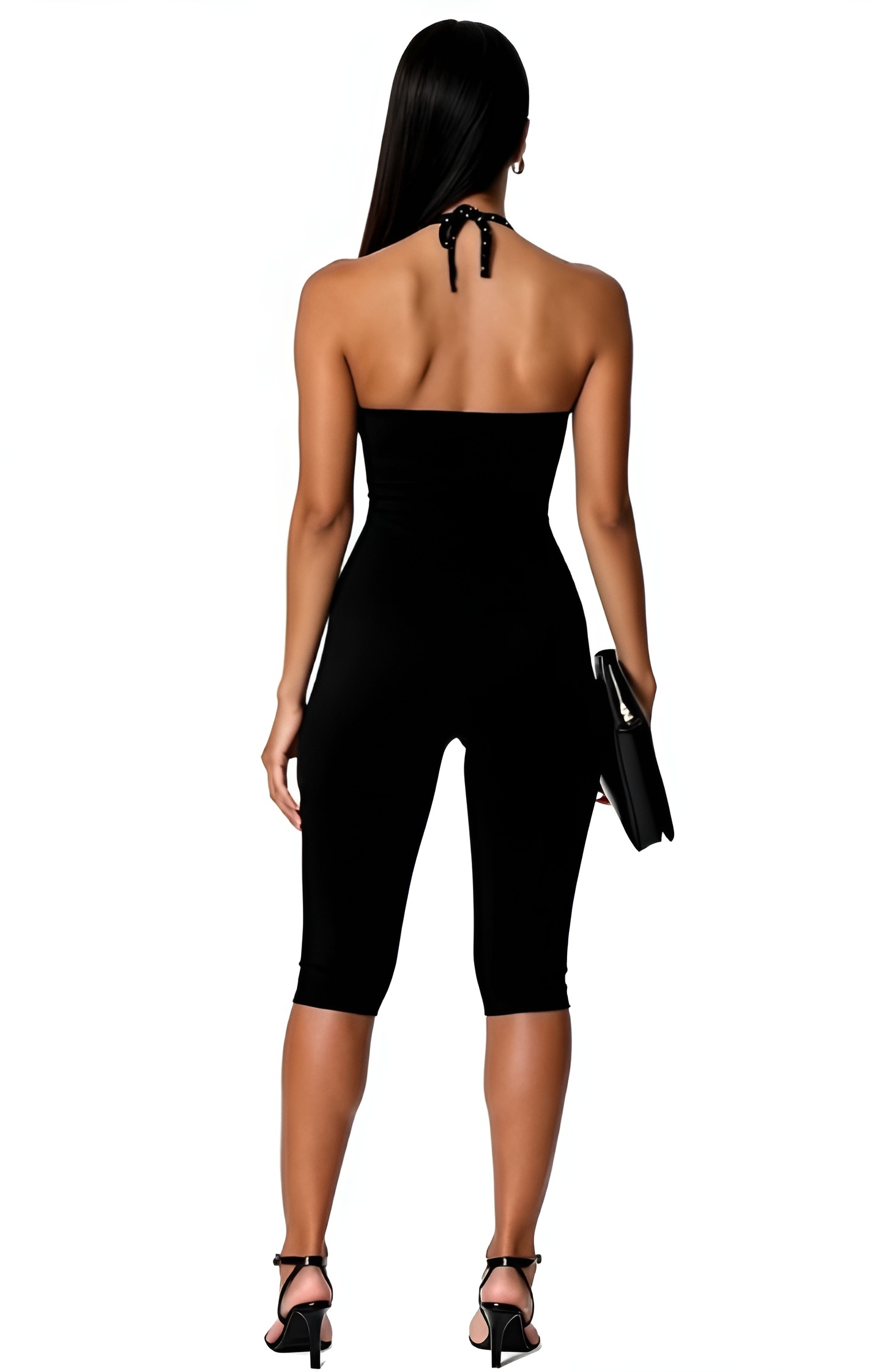 Liani Tube Capri jumpsuit| Plain