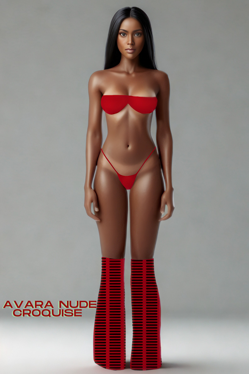 Avara 3D Nude Fashion Croquise