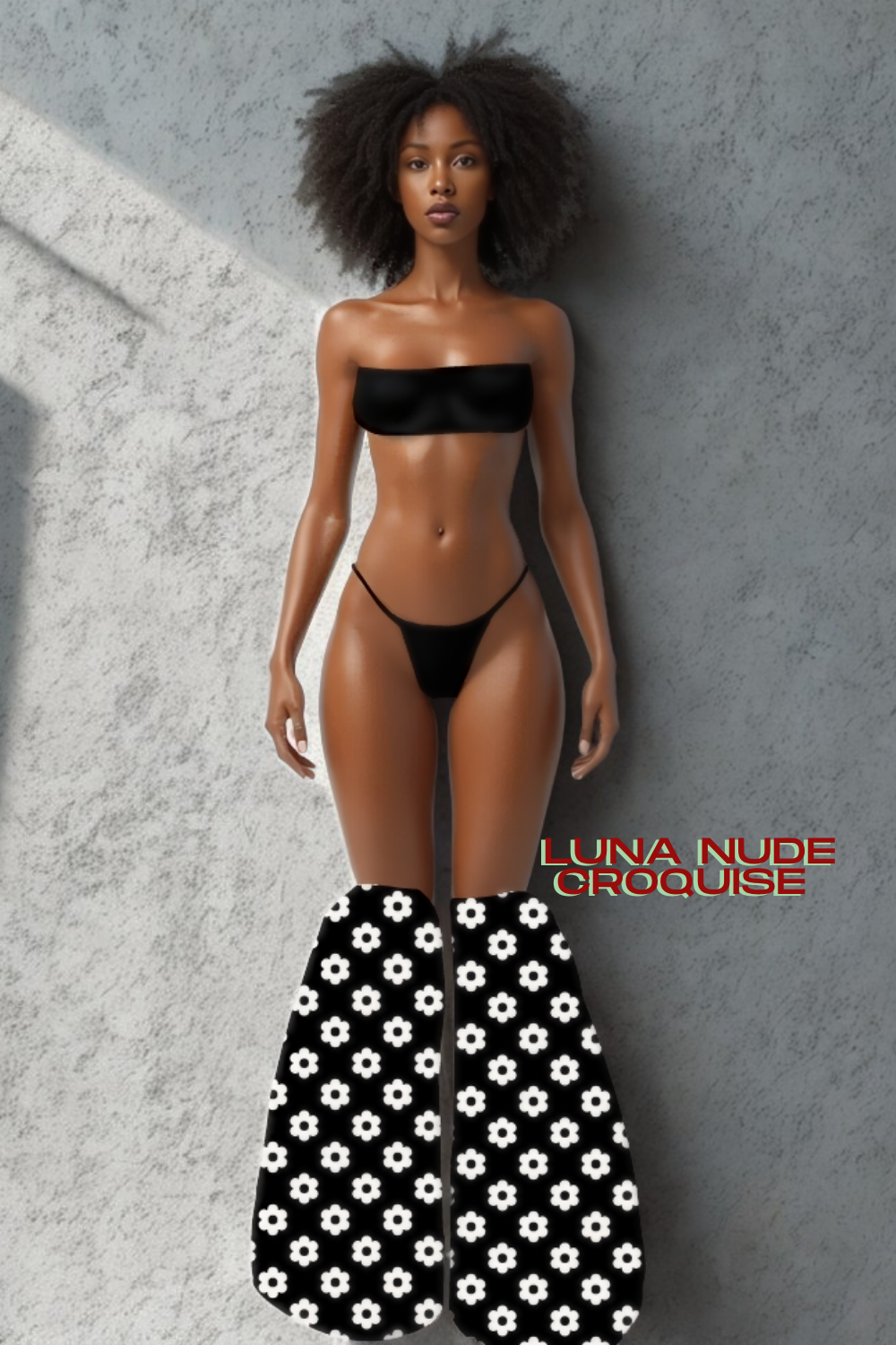 Luna 3D Nude Fashion Croquise