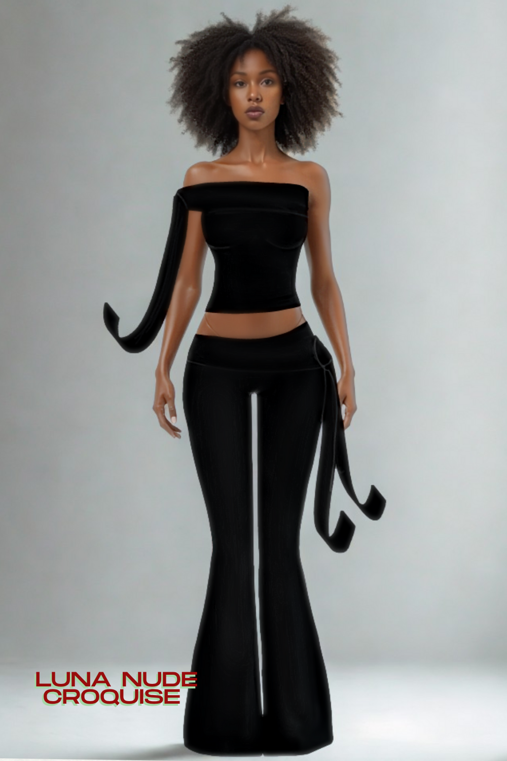 Luna 3D Nude Fashion Croquise