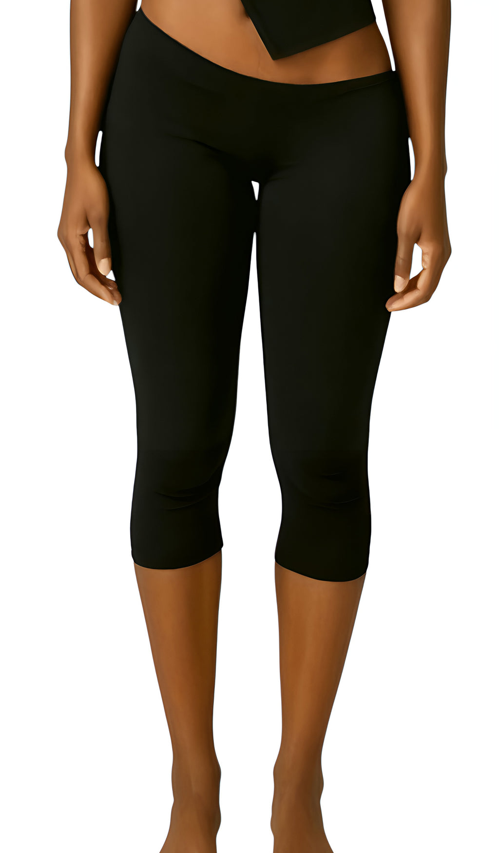 Linl Slant capri Shorts
