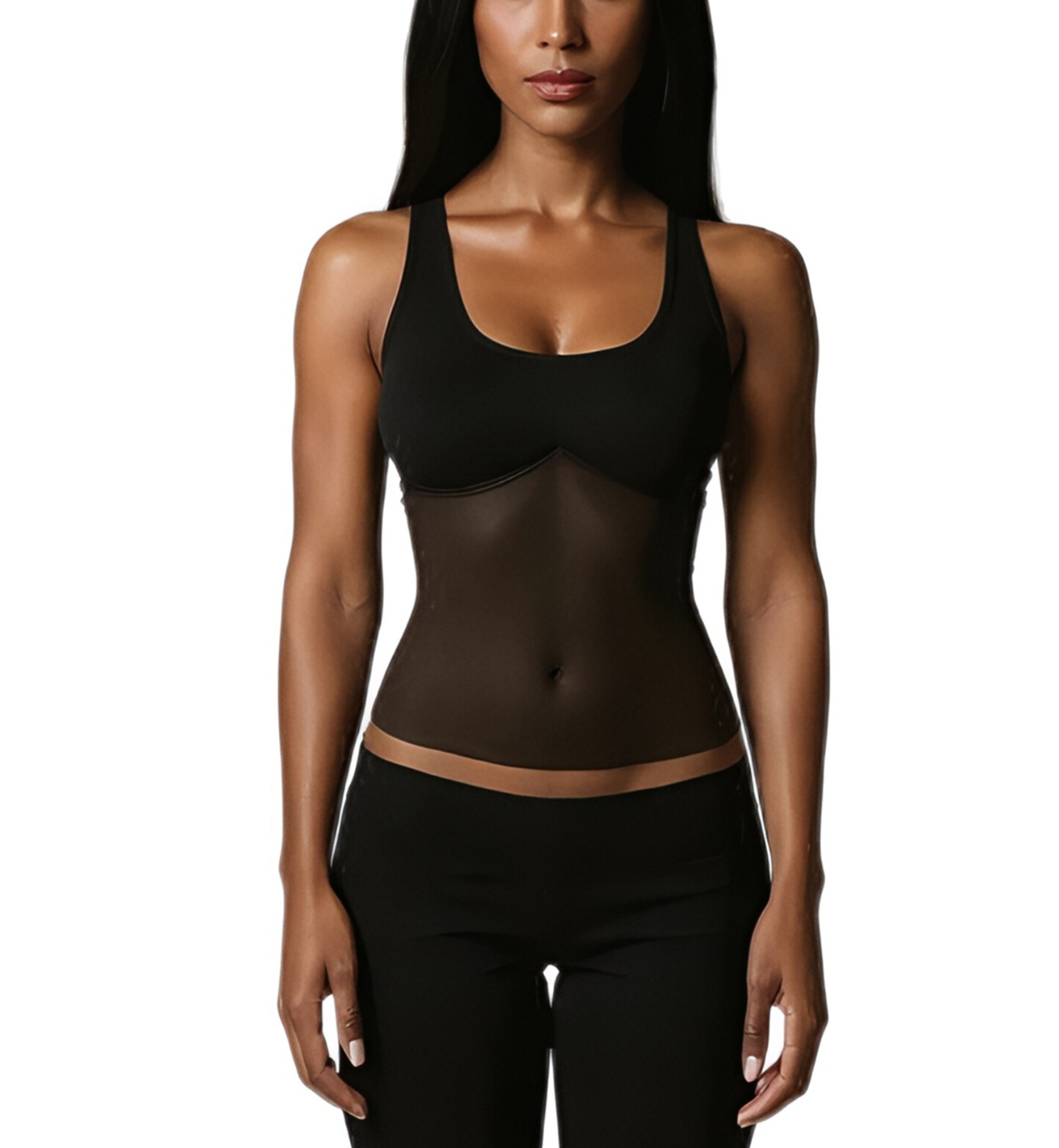 Moniqué Sheer Belly Top