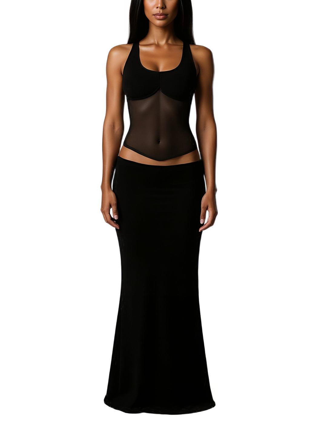 Maxliné Sheer Belly Top